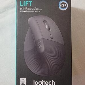 Logitech Black Wireless Ergonomic Mouse